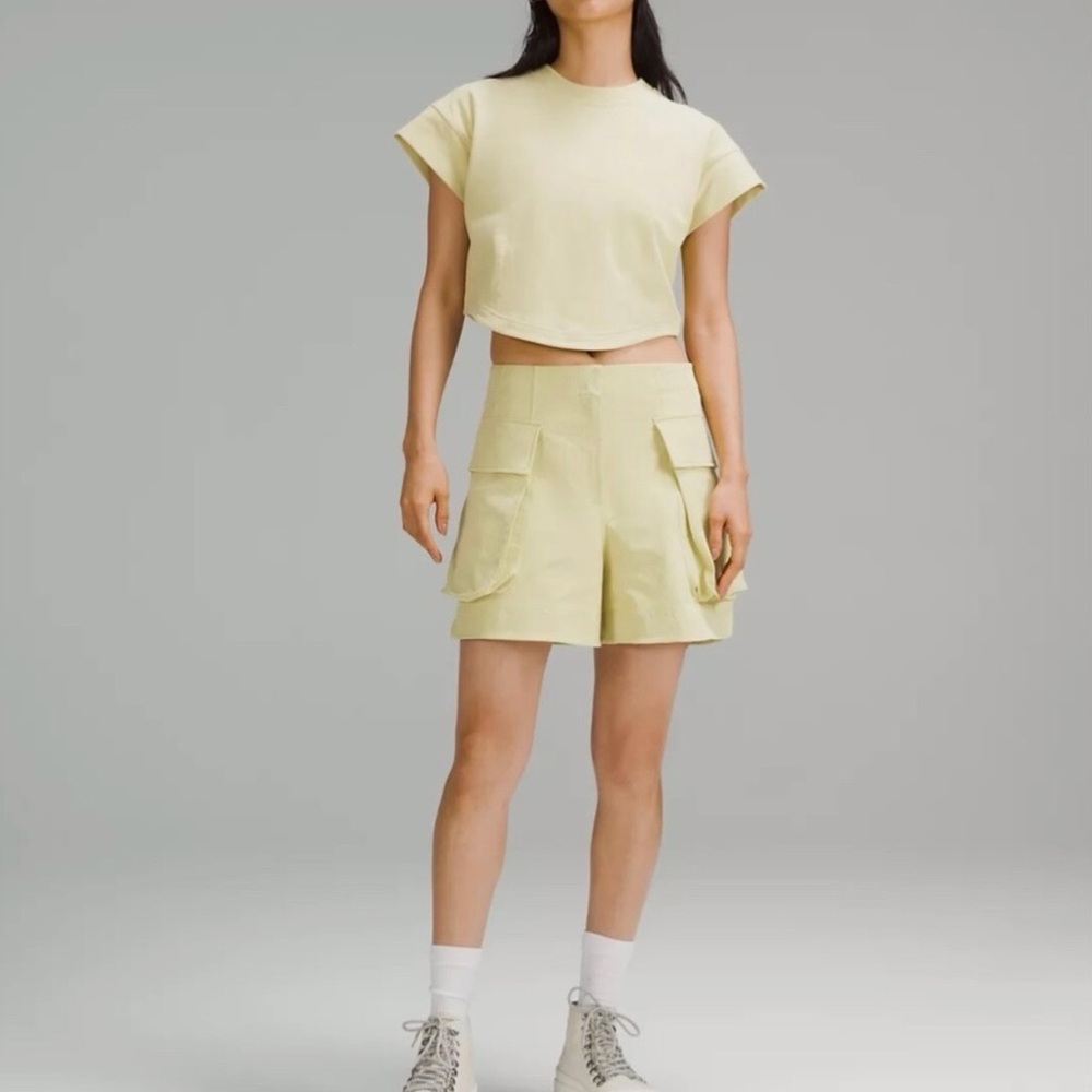 NEW lululemon Women's Yellow Pickleball Shorts